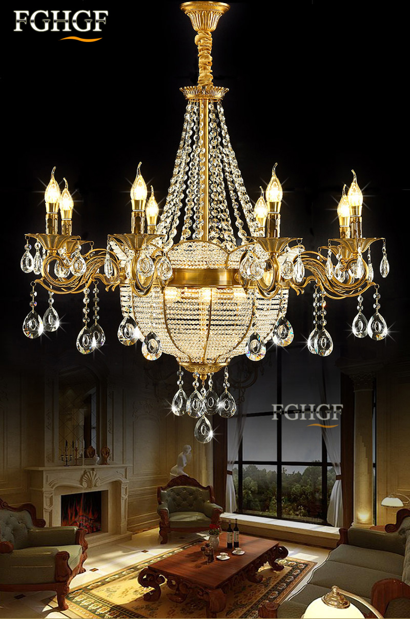 Modern Crystal Chandelier Light luminaria Luxury Chandeliers Lamp Suspended Light Lustres De Cristal Lamp for living room indoor (4)