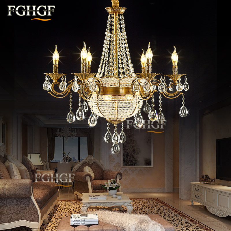 Modern Crystal Chandelier Light luminaria Luxury Chandeliers Lamp Suspended Light Lustres De Cristal Lamp for living room indoor (2)