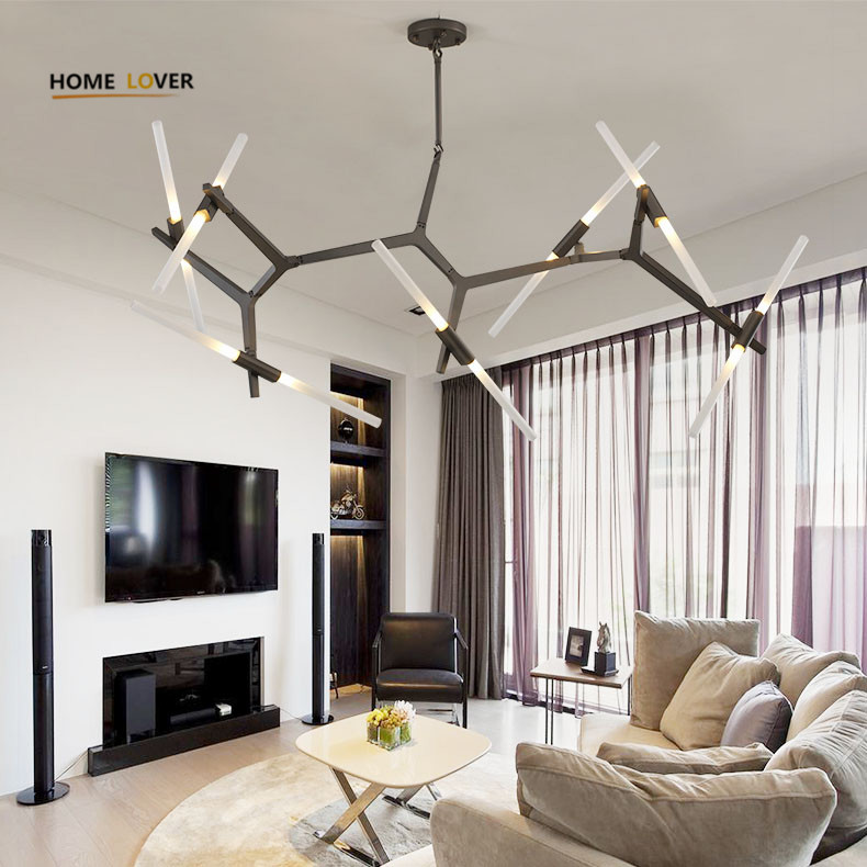 Modern Led Chandelier Lighting For Living Room Bedroom Kitchen