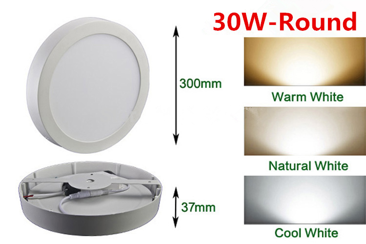 DHL-10cps-lot-30W-Square-Round-Led-Panel-Light-Surface-Mounted-Led-Downlight-lighting-Led-ceiling