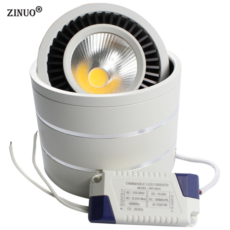 Zinuo 5w Round Cob Led Ceiling Light Surface Mounted Kitchen