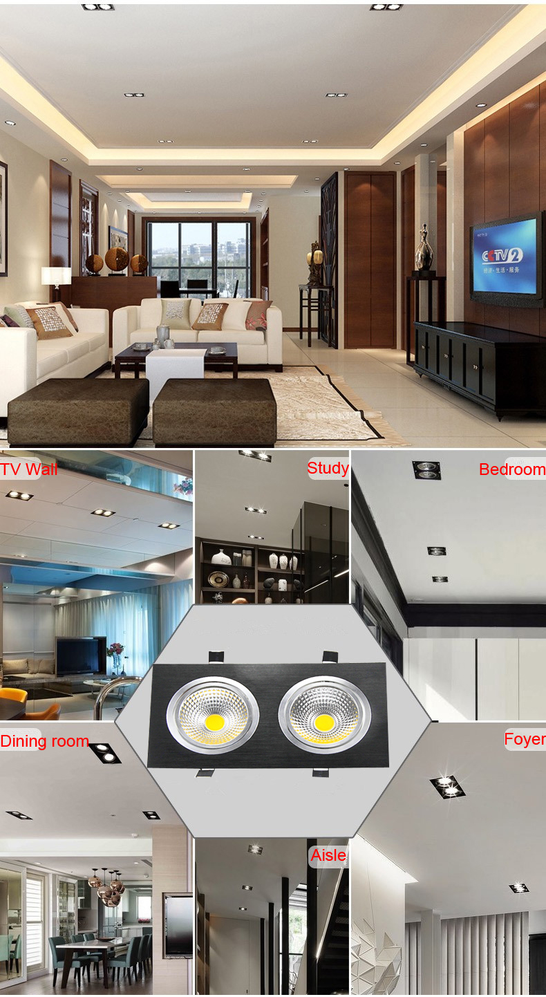 Square LED Downlight