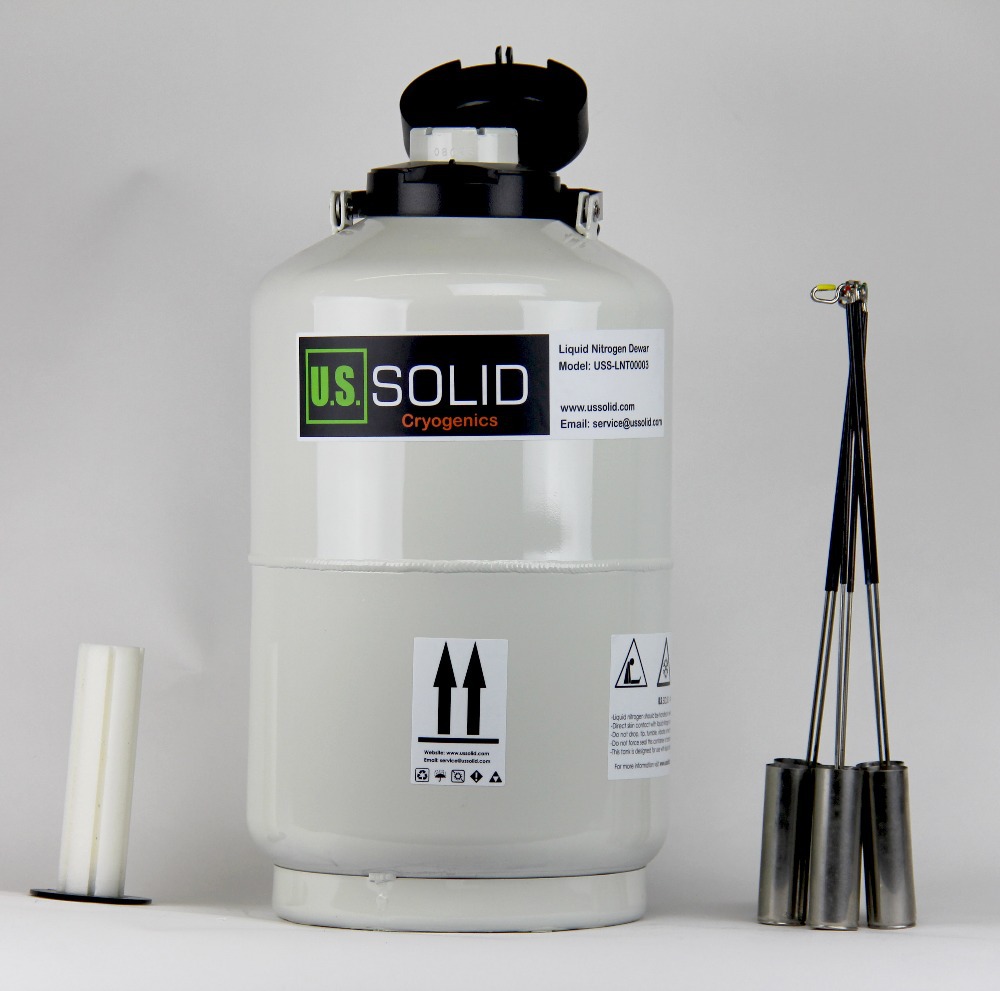 U S Solid 10 L Liquid Nitrogen Container Cryogenic Ln2 Tank Dewar Container Cryogenic Ln2 Tank Dewar