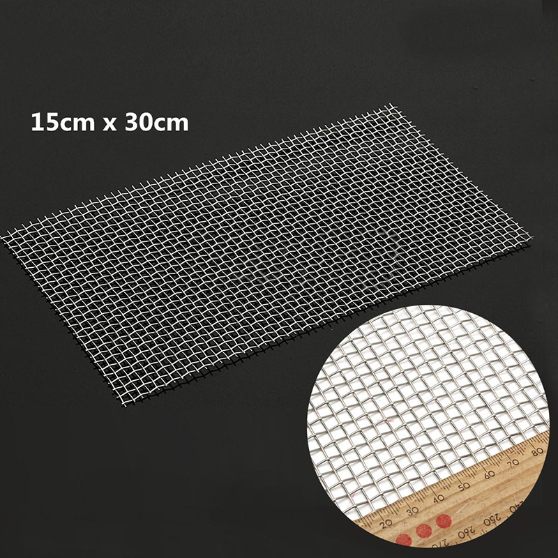 1pc Stainless Steel Woven Wire High Quality Screening Filter Sheet 5/8/20/30/40 Mesh