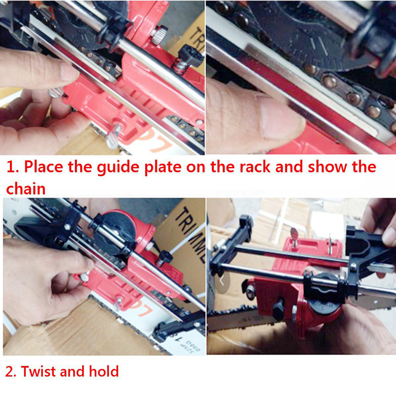 Universal Pro Lawn Mower Chainsaw Chain File & Guide Sharpener Grinding Guide for Garden Chain Saw Sharpener Garden Tools Mayitr