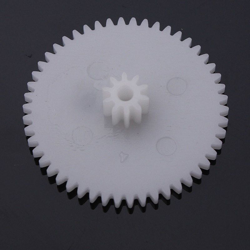 64pcs High Quality Plastic Shaft Single Double Layer Crown Worm Gears M0.5 For Robot DIY