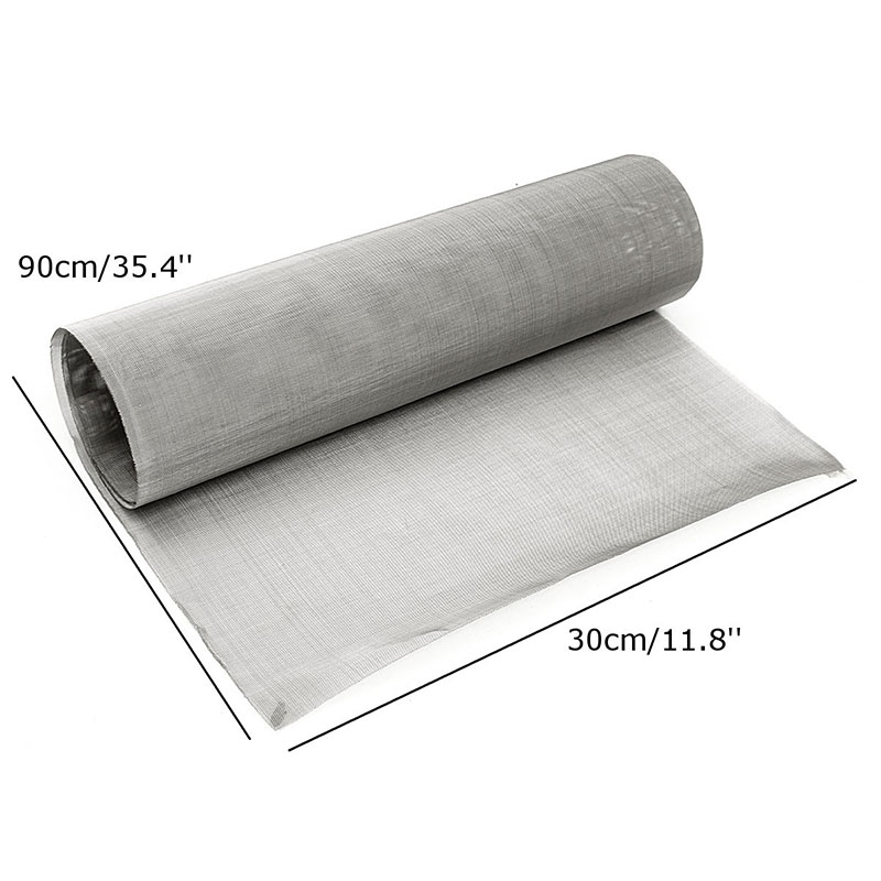 1pc 100 Mesh Woven Wire Filter Stainless Steel Woven Wire Sheet Cloth Screen Filter Sheet 30x90cm