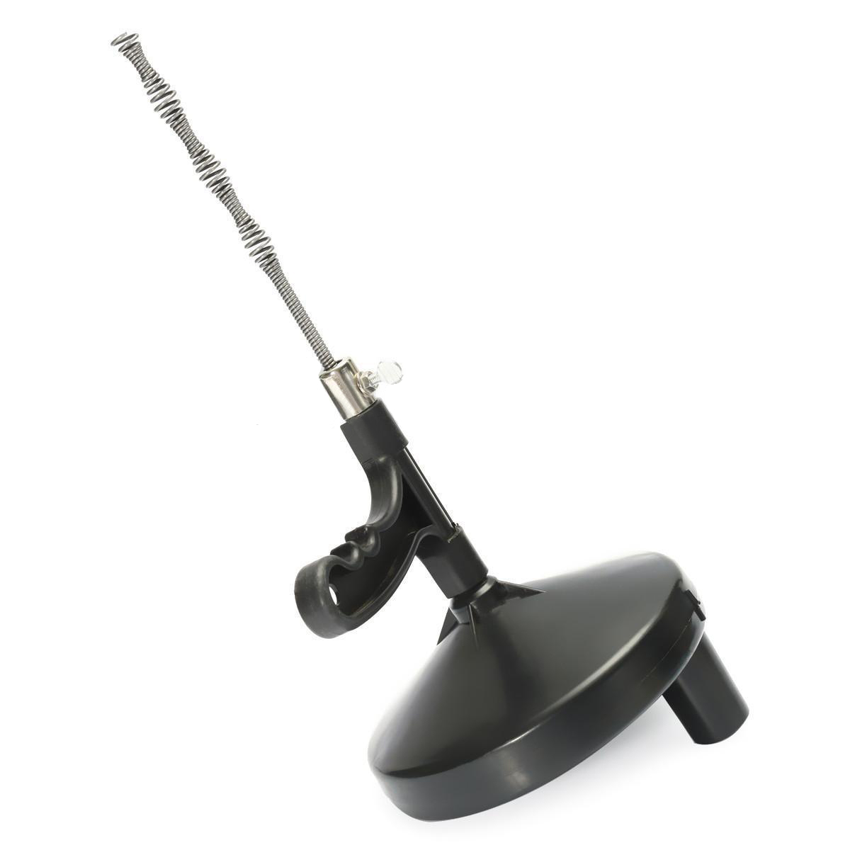 1pc Plumbing Drain Cleaner Portable Drain Cleaner For Sewer Snake Clog Cable Auger Plumbing 1/4 inch x 13ft
