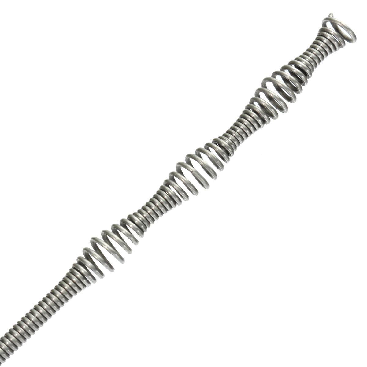 1pc Plumbing Drain Cleaner Portable Drain Cleaner For Sewer Snake Clog Cable Auger Plumbing 1/4 inch x 13ft