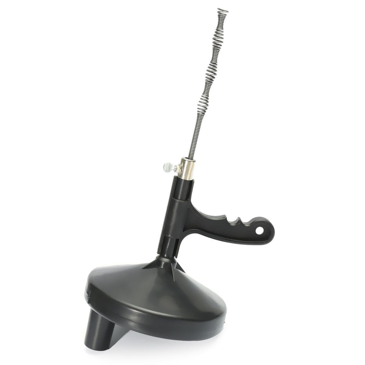 1pc Plumbing Drain Cleaner Portable Drain Cleaner For Sewer Snake Clog Cable Auger Plumbing 1/4 inch x 13ft