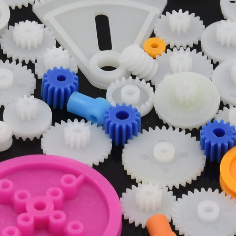 78pcs Gearbox toy robot motor plastic gear DIY model accessories LwL!Y