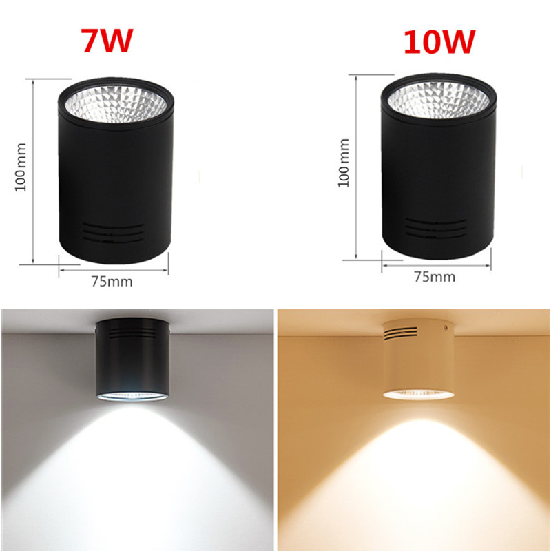 LED DOWNLIGHT BLACK SIZE