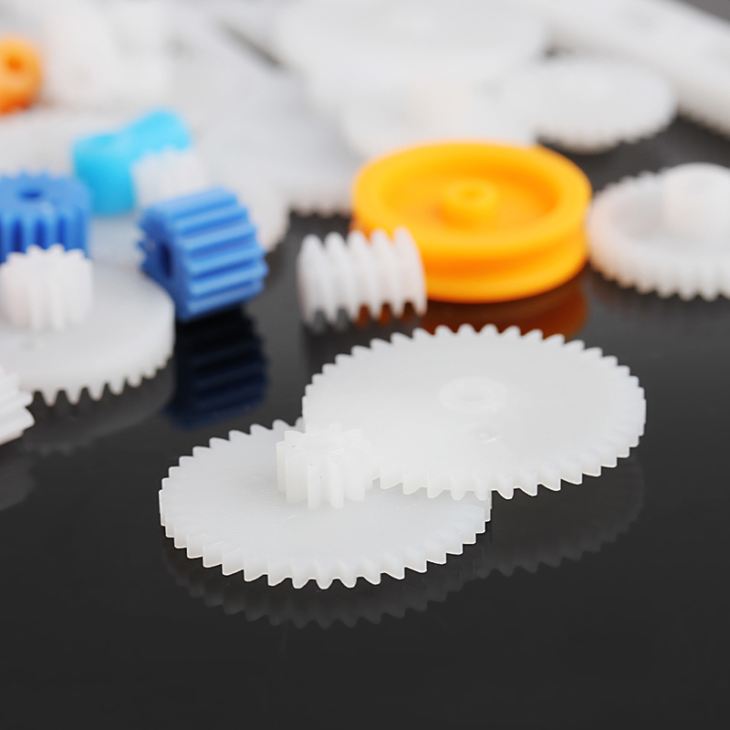 Common 85 Kinds Plastic Gear Rack Pulley Belt Worm Gear Single Double
