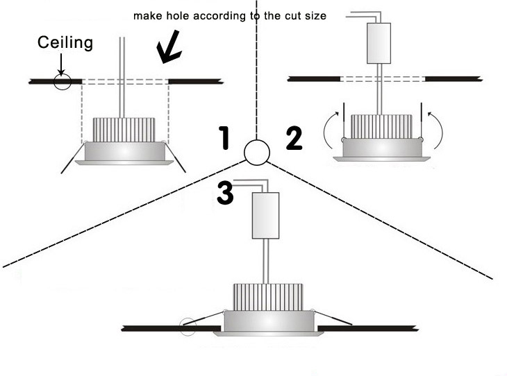 downlight install 1