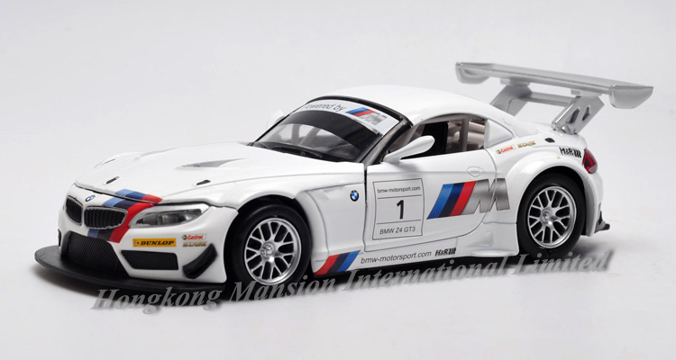 132 Car Model For BMW Z4 GT3 White (2)