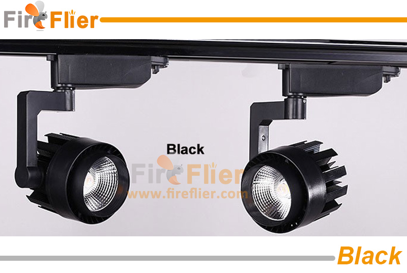 led track light black