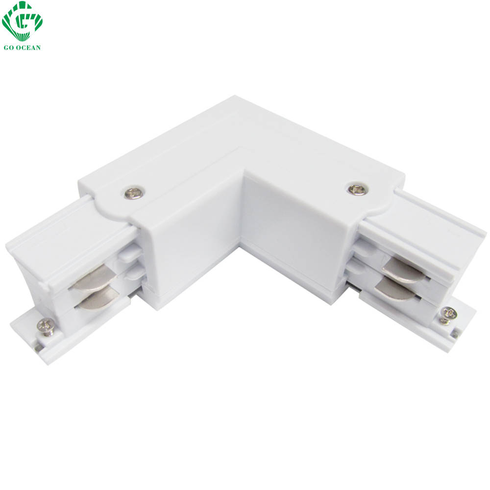 GO OCEAN Track Rail Connector Rail Connectors 4 Wire Connector Universal Track Rails Fitting For Track Light Connectors (3)