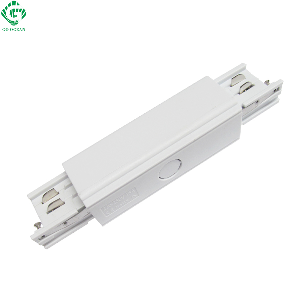 GO OCEAN Track Rail Connector Rail Connectors 4 Wire Connector Universal Track Rails Fitting For Track Light Connectors (1)