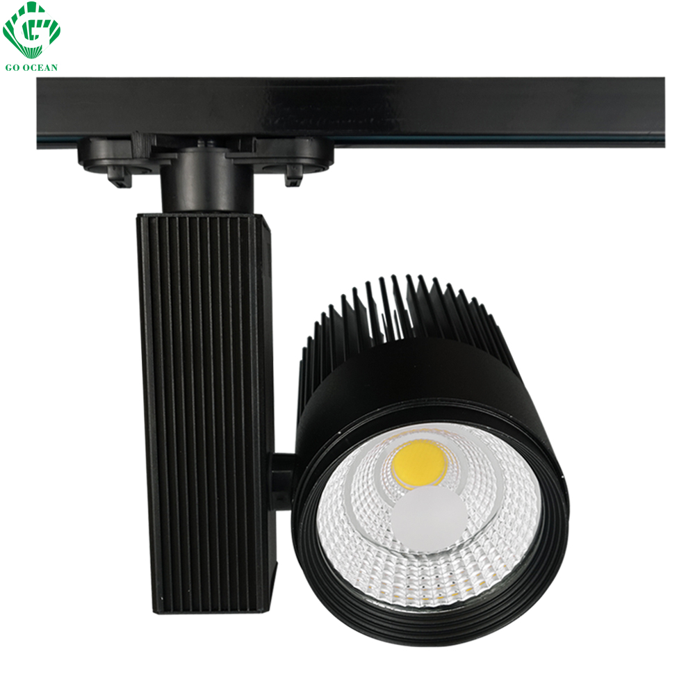 GO OCEAN Track Lighting Rail Spot Techo Aluminum Shop Industrial Cob LED Track Ligh Rail Lamp Art Deco Ceiling Rail Lights (9)