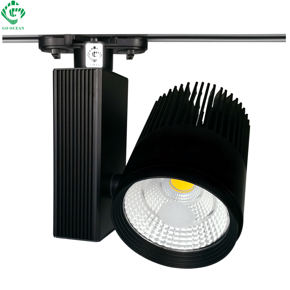 GO OCEAN Track Lighting Rail Spot Techo Aluminum Shop Industrial Cob LED Track Ligh Rail Lamp Art Deco Ceiling Rail Lights (7)