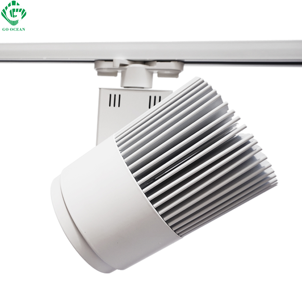 GO OCEAN Track Lighting Rail Spot Techo Aluminum Shop Industrial Cob LED Track Ligh Rail Lamp Art Deco Ceiling Rail Lights (5)