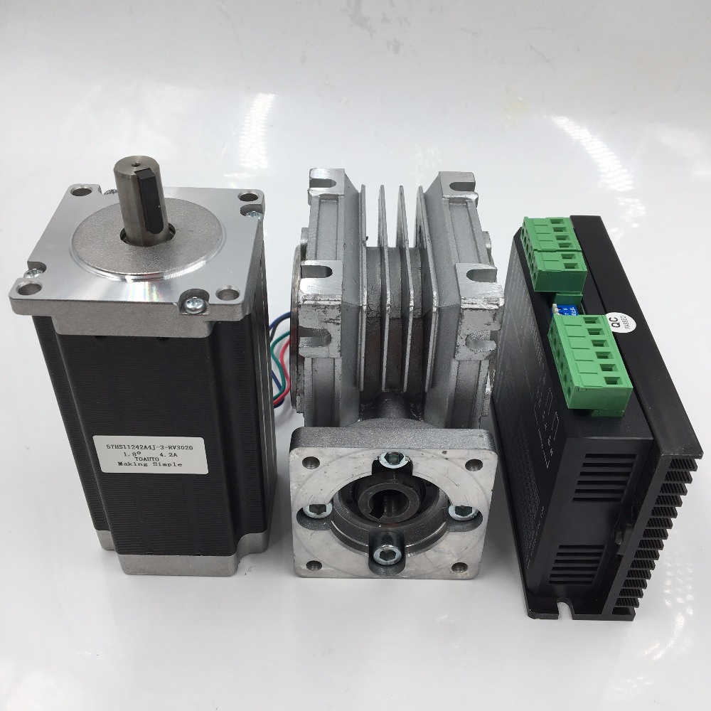Nema23 3Nm Stepper Motor & 50:1 Planetary Reducer & MB450A Driver 24V-50V 4.2A 