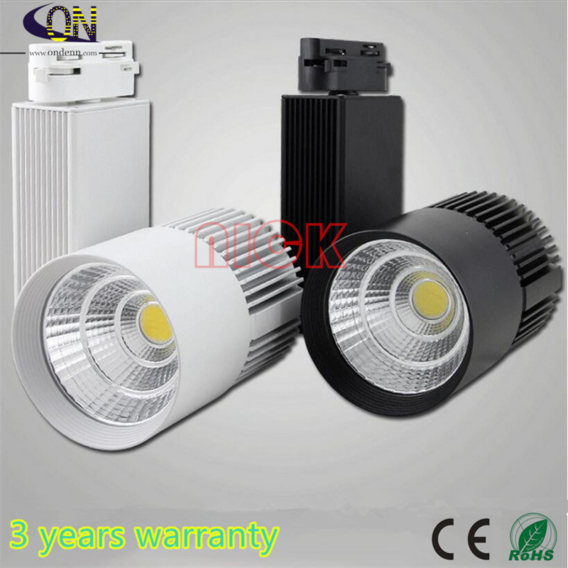 35w Cob Led Track Light Warm Cold White Track Lighting Retail Spot