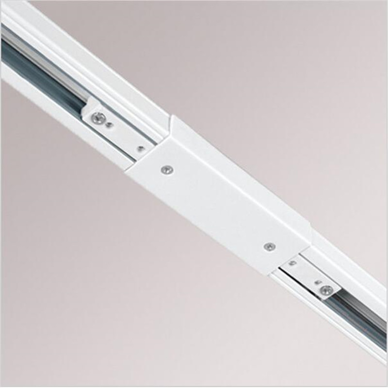 LED Track Rail Connector Straight Connectors 3 Wire Rail Connector Rail