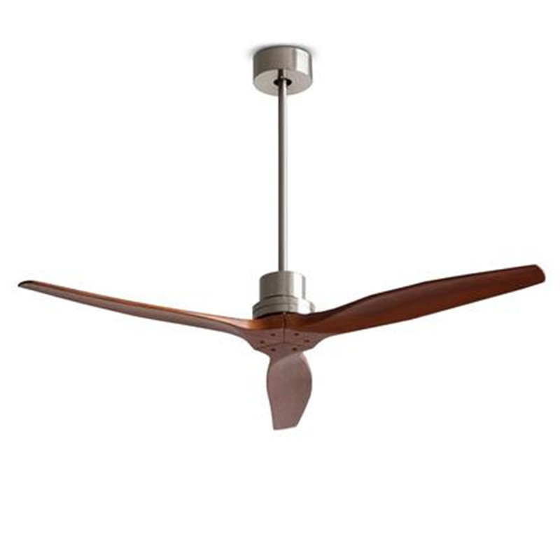 Modern Nordic Wood Ceiling Fan With Remote Control Electric Oak