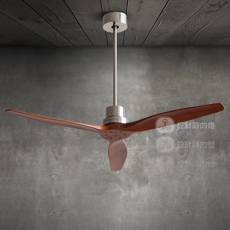 Modern Nordic Wood Ceiling Fan With Remote Control Electric Oak
