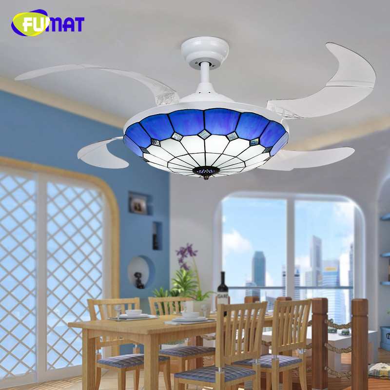 Fumat Ceiling Fans Mediterranean Style 42 Inch Led 32w