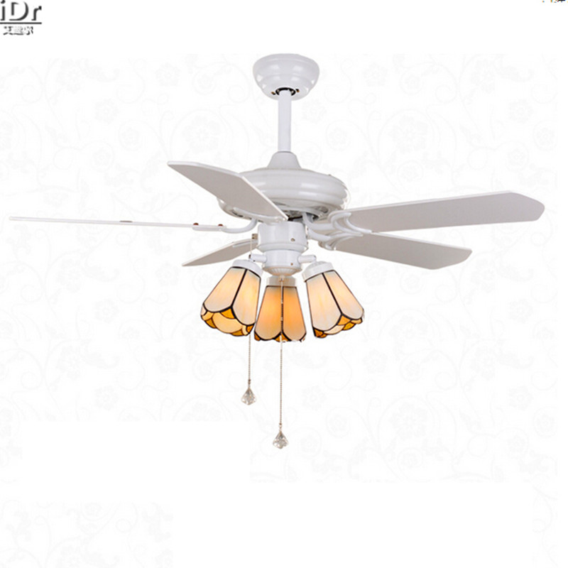 Mediterranean Style Fan Light Ceiling Fan Light Bedroom Den