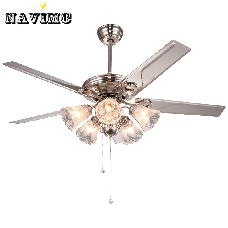 White Crystal Ceiling Fan With Lights Kits For Kids 39 Room