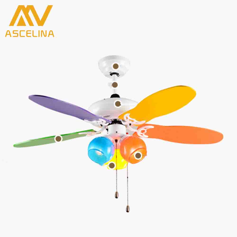 Stylish European Antique Ceiling Fan 110v 220v With Light