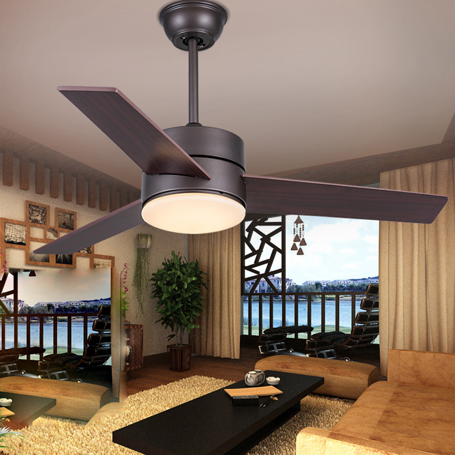 Led Modern Iron Wooden Acrylic Ceiling Fan Led Lamp Led Light