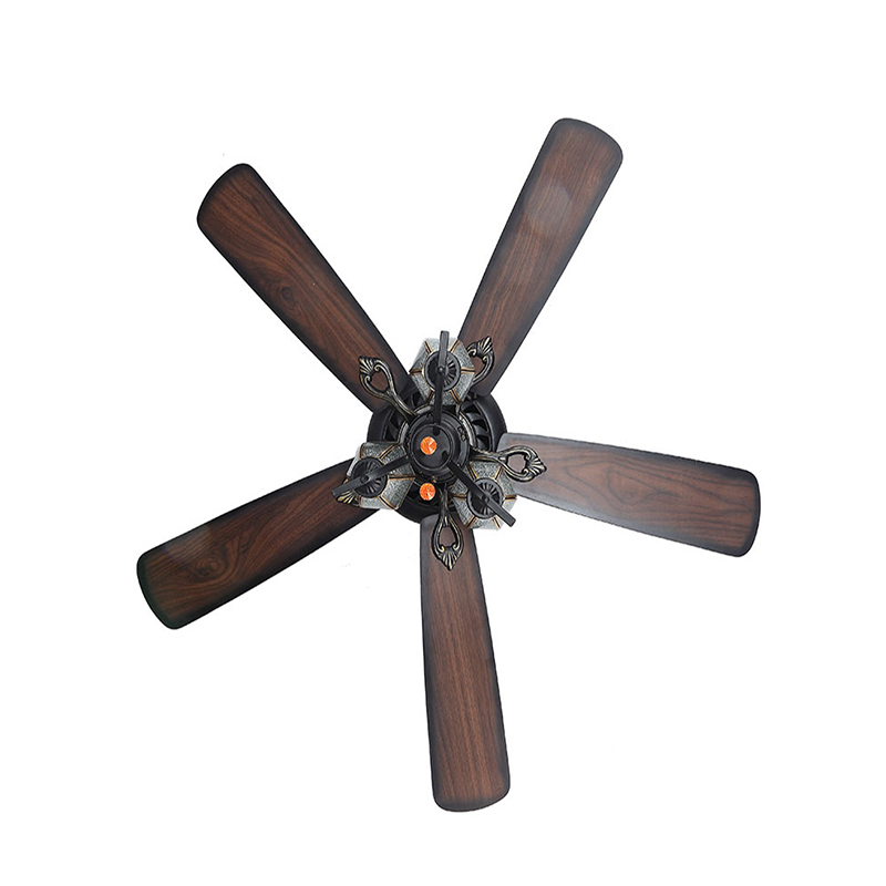 Decorative Wood Blades Ceiling Fan 5218 D With Pull Chain Ceiling