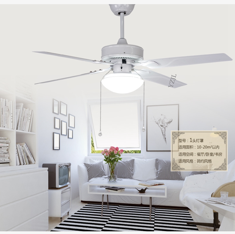 Led Fan Light Ceiling Fan Minimalism Modern Fan Light