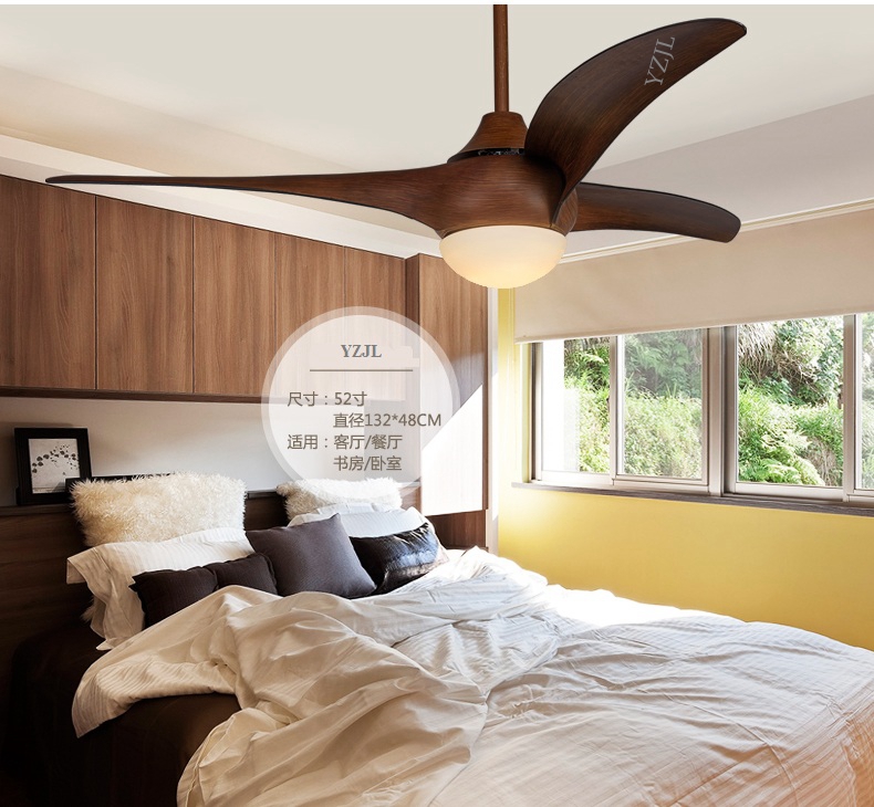 52inch Ceiling Fan Light Living Room Bedroom Fan Lamp Ceiling