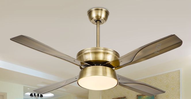 Simple Fashion Led Dc Inverter Ceiling Fan Light Remote