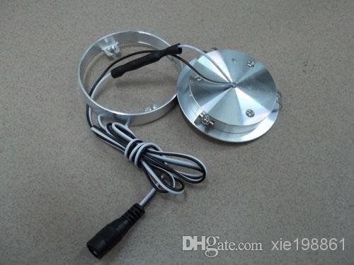  NEW RF control dimmable DC 12v 3W LED Puck/Cabinet Light,LED spotlight 35cm connect wire 12v 8a RF led dimmer 12v 2a power