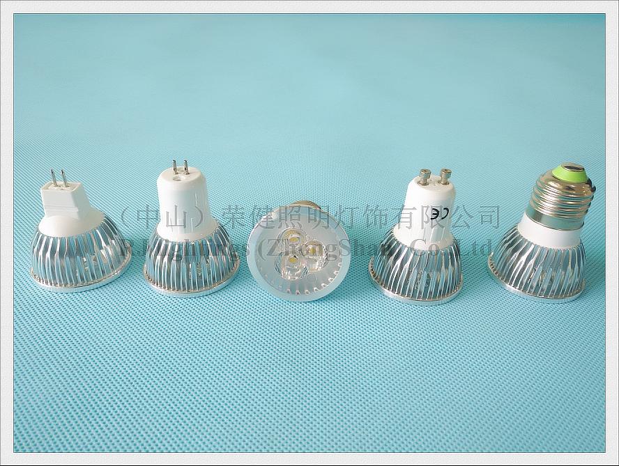 led spot light spotlight 3w e27 gu10 gu5.3 mr16 (1)