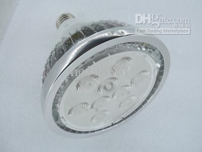 e27 Fins shell with lens cover, 9*1w led par light/led par38 lamp bulb,3years warranty.