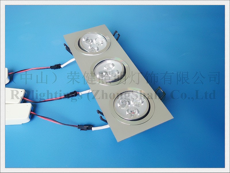 led grille ceiling light 9w (3)