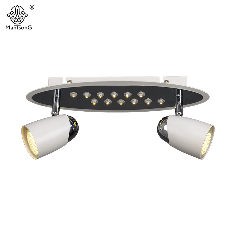 Iron LED Ceiling Spotlight Clothing Industry Track Light White Warm ...