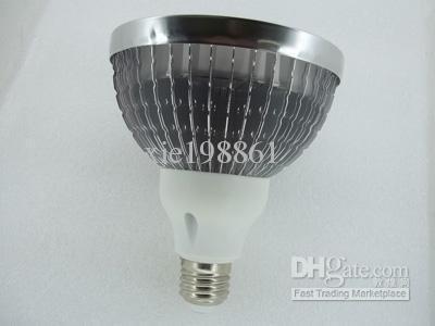 Fins shell white cover with nice power,e27 9*1w led par light/led par38 lamp bulb,led spotlights