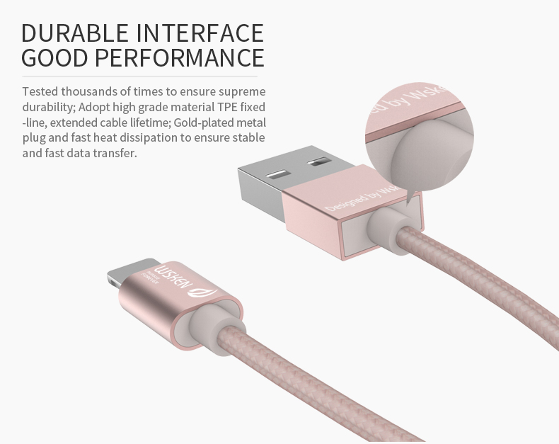 WSKEN Micro USB iphone data cable (8)