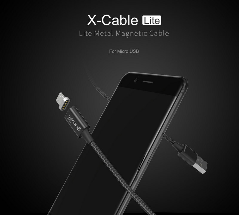WSKEN Lite original metal magnetic micro usb data cable (1)
