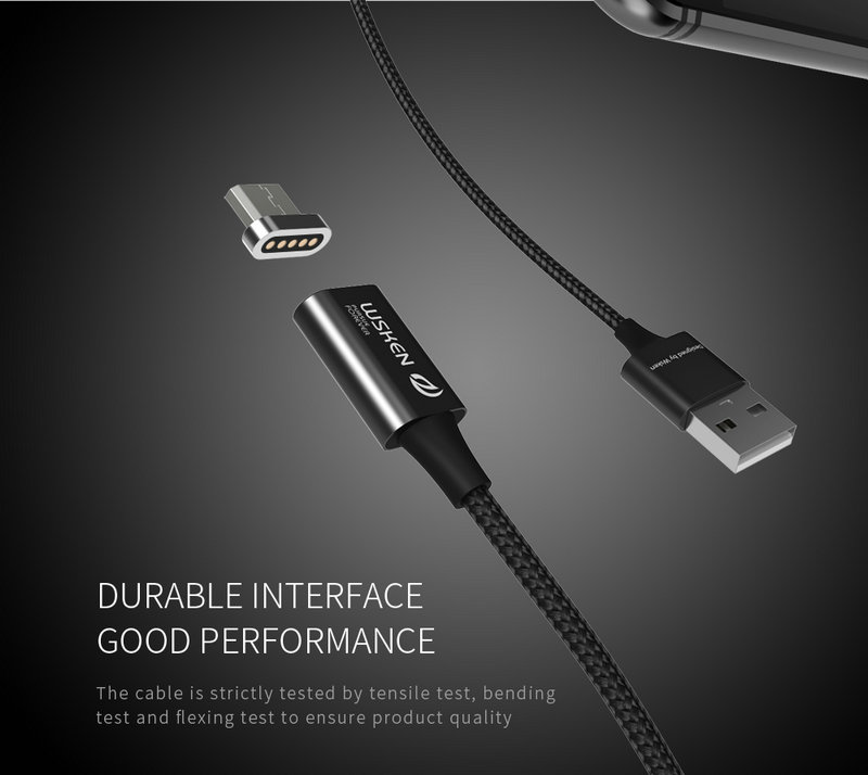 WSKEN Lite original metal magnetic micro usb data cable (5)