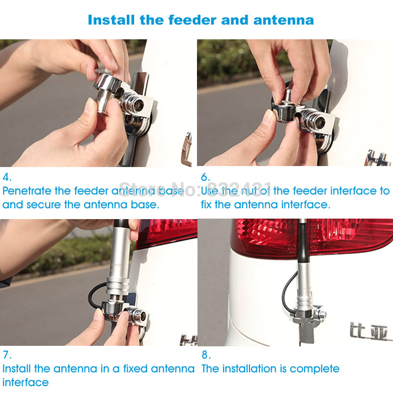 Car Radio Antenna Mount Bracket 16