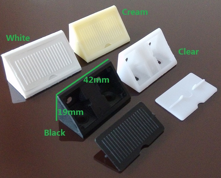 200pcs Lot 90 Degree Thick Nylon Plastic Cabinet Furniture Closet